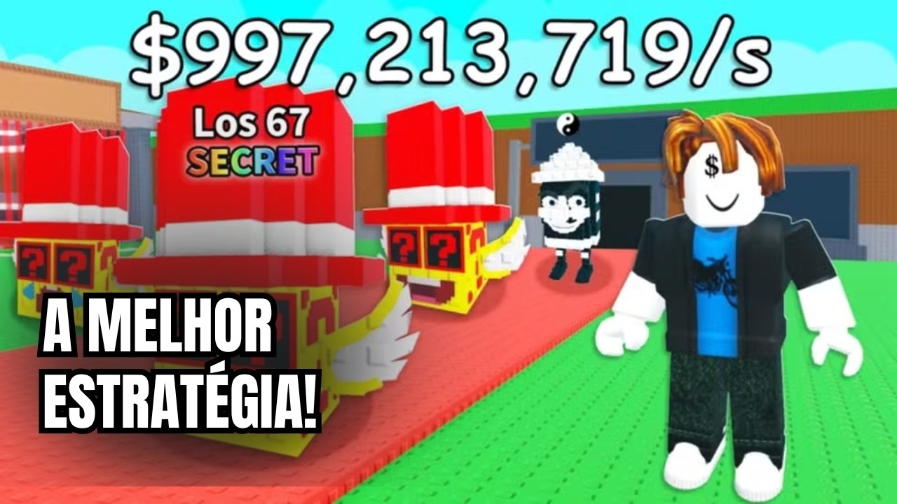 ESSE É A MELHOR ESTRATÉGIA NO ROUBE UM BRAINROT | ROBLOX