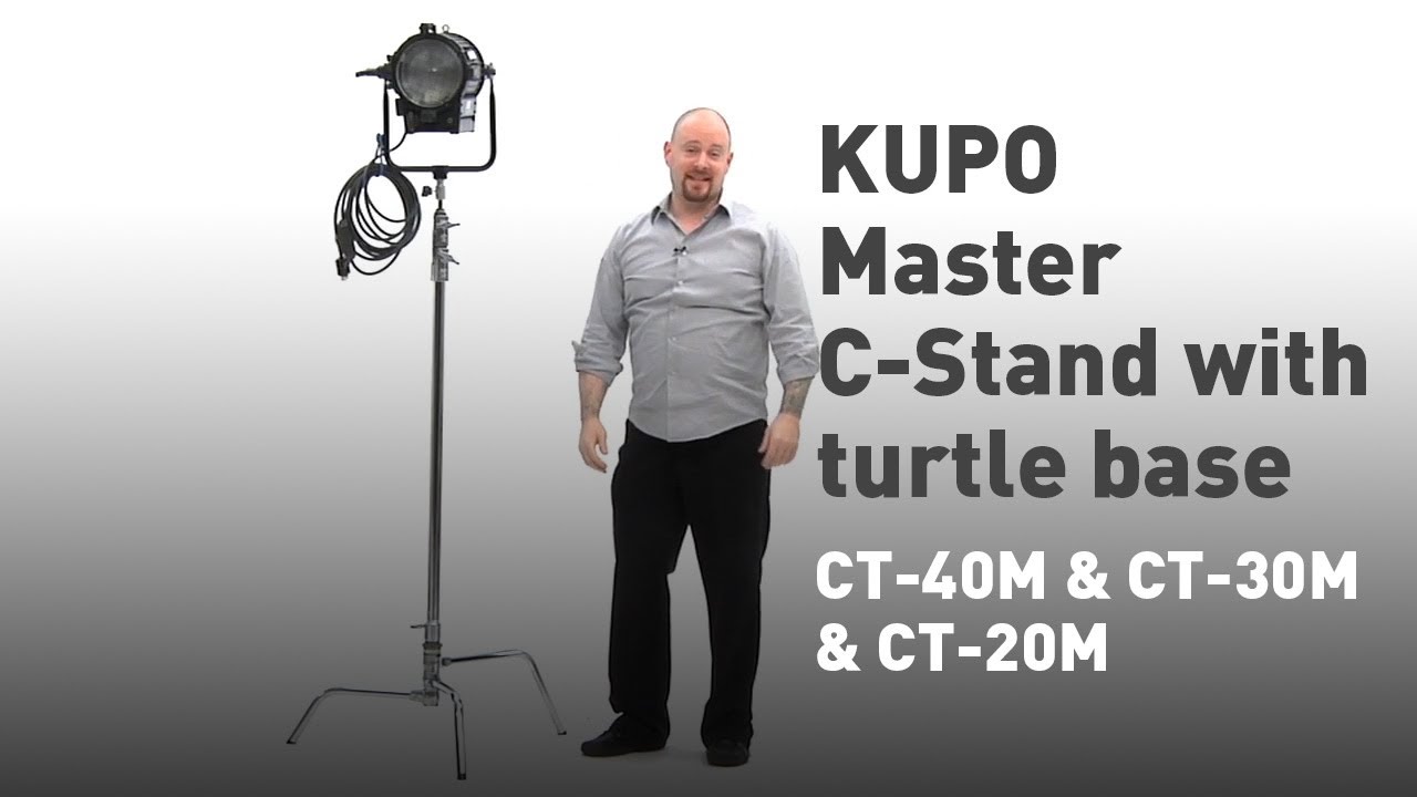KUPO Master C-Stand with turtle base  ( CT-40M & CT-30M & CT-20M)