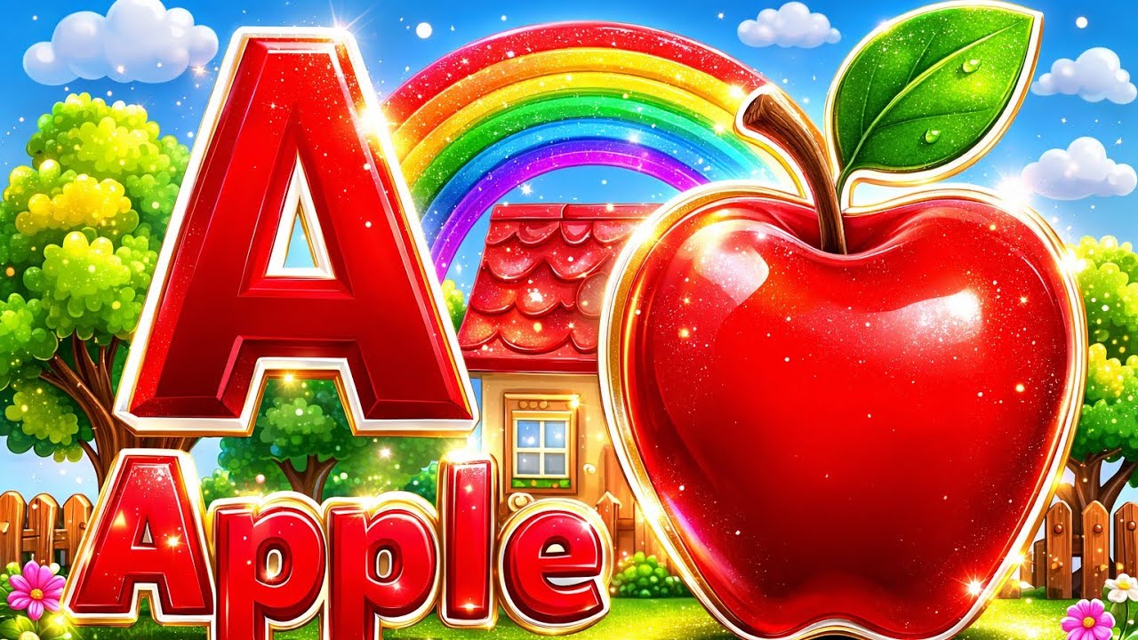 A to Z alphabets learning-1| Abcd song| Phonics song|Nursery rhymes|Abc |Chuchutv| A for apple song|