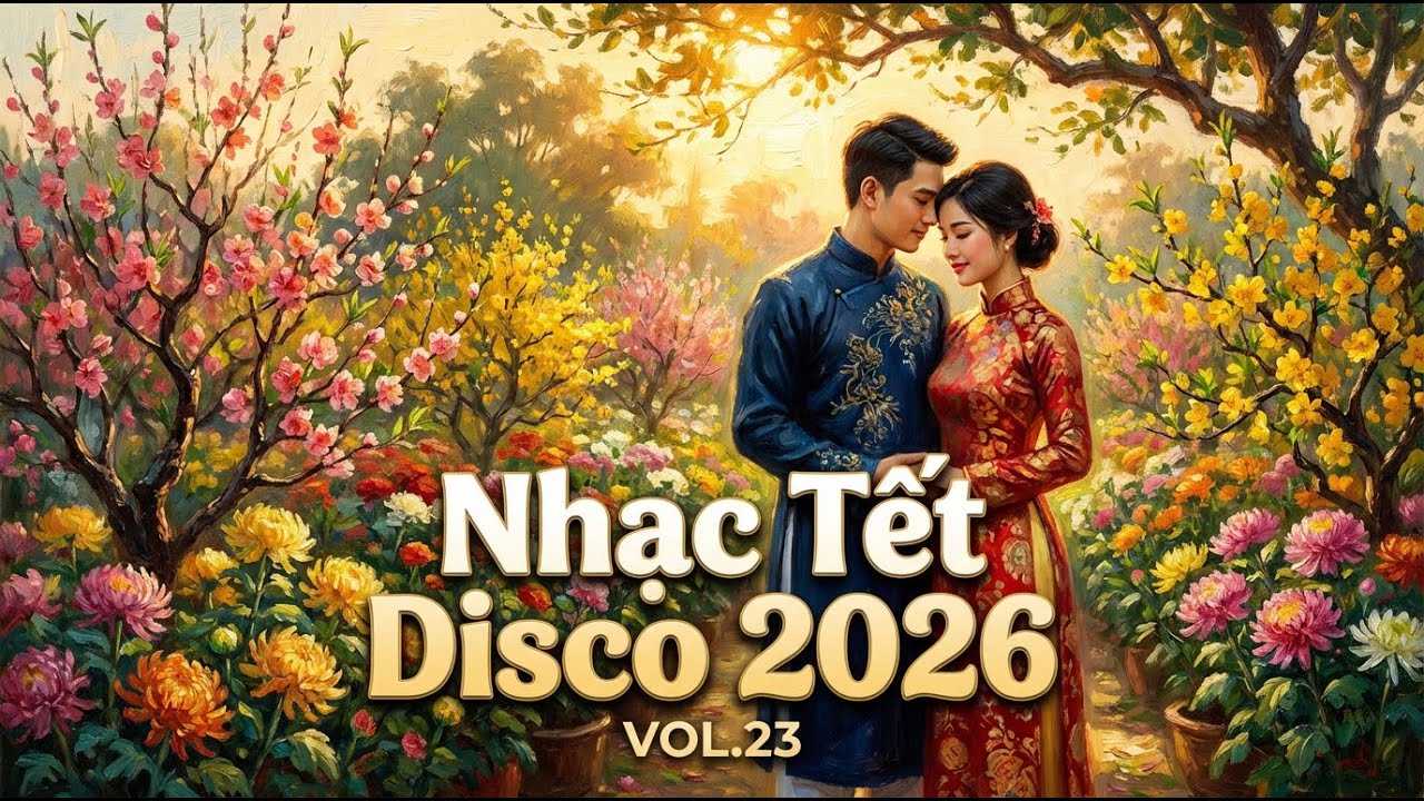 Nhạc Tết Disco 2026 | Disco Xuân Nhẹ Nhàng – Nhạc Tết Nghe Cả Gia Đình | Vol.23