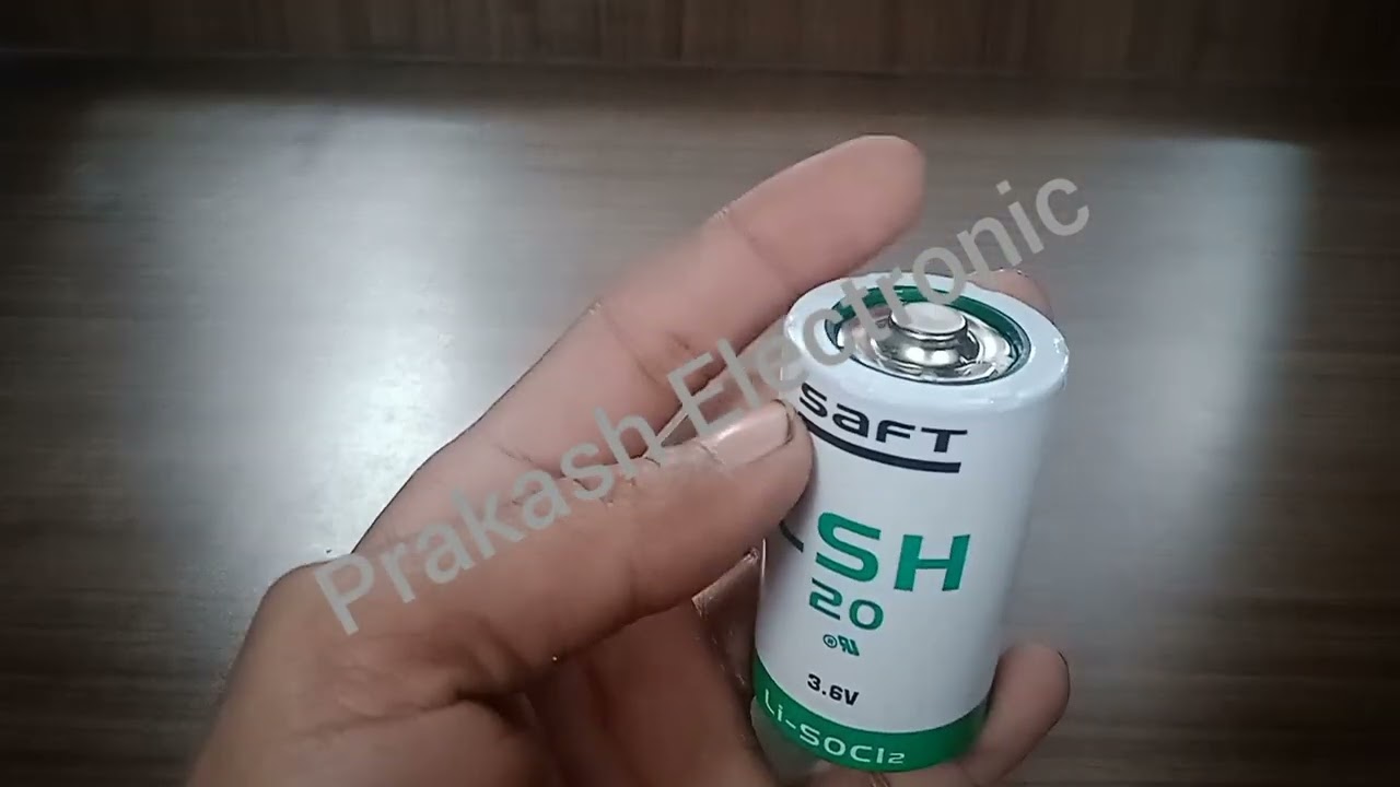 Saft LSH-20 3.6volt Size: D Li-SOCL2 Battery #shorts #lithiumbattery