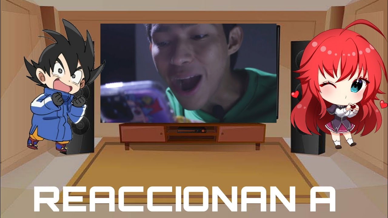 Goku y las chicas reaccionan a al rap para los haters fernanfloo y bambiel
