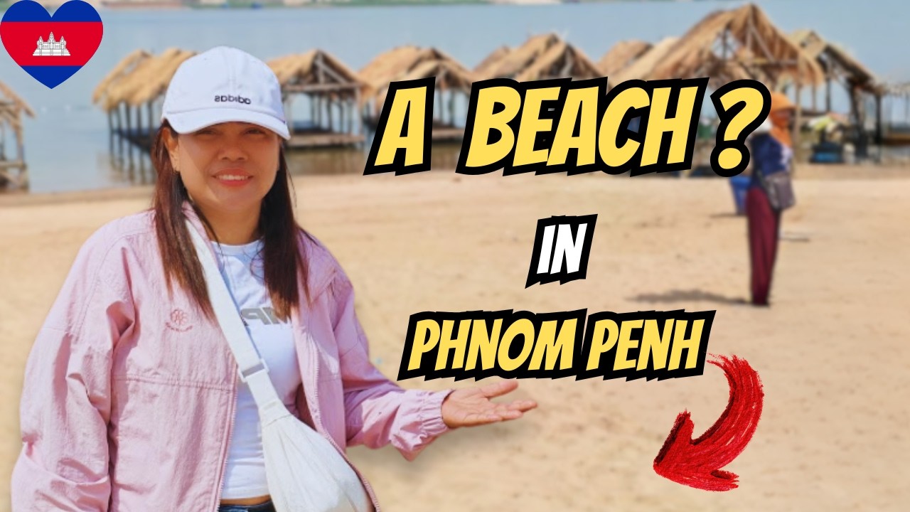 👉Cambodia’s Hidden Riverside Escape. A Beach in Phnom Penh?!