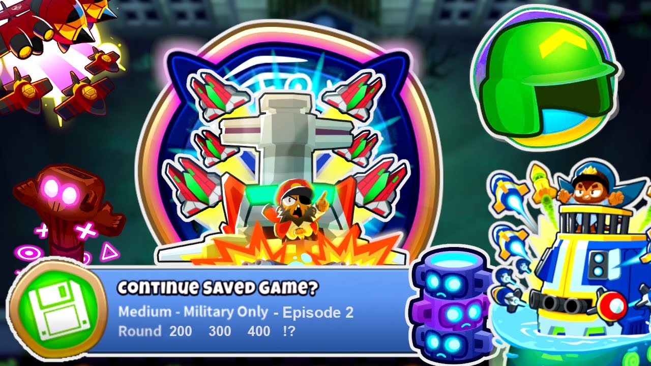 How Far Can You Get On 'Military Only' In BTD6?