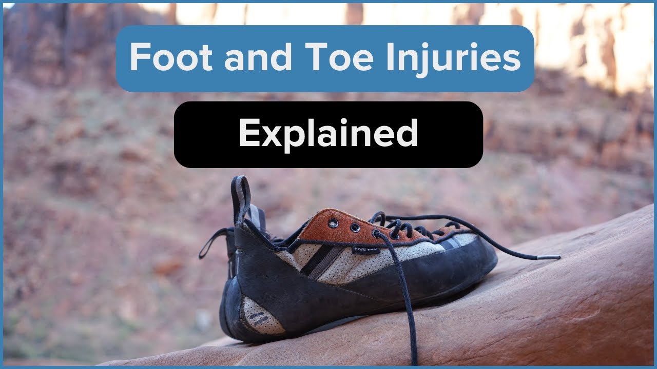 Are you climbing shoes too small? Foot and toe injuries explained