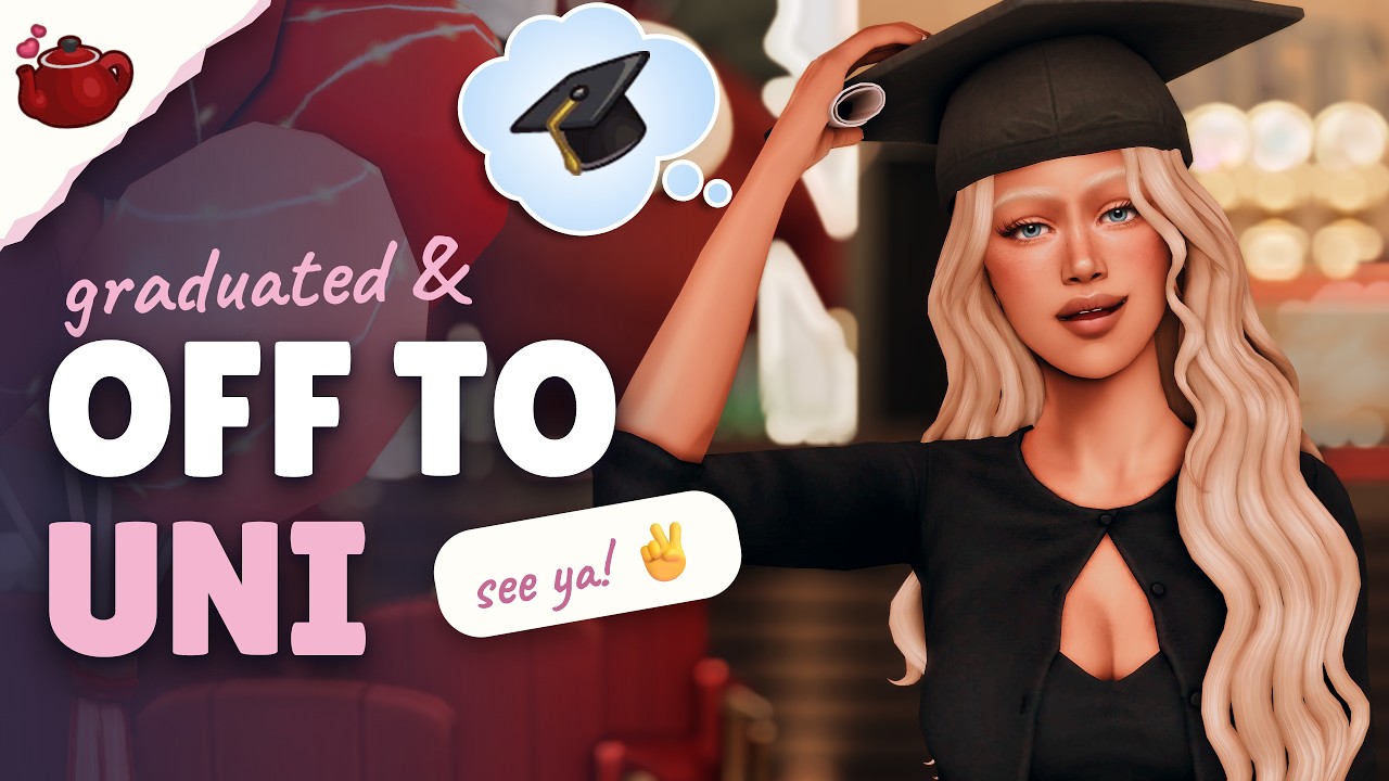 my sim is starting uni! the sims 4 legacy you'll want to binge | hot tea legacy challenge