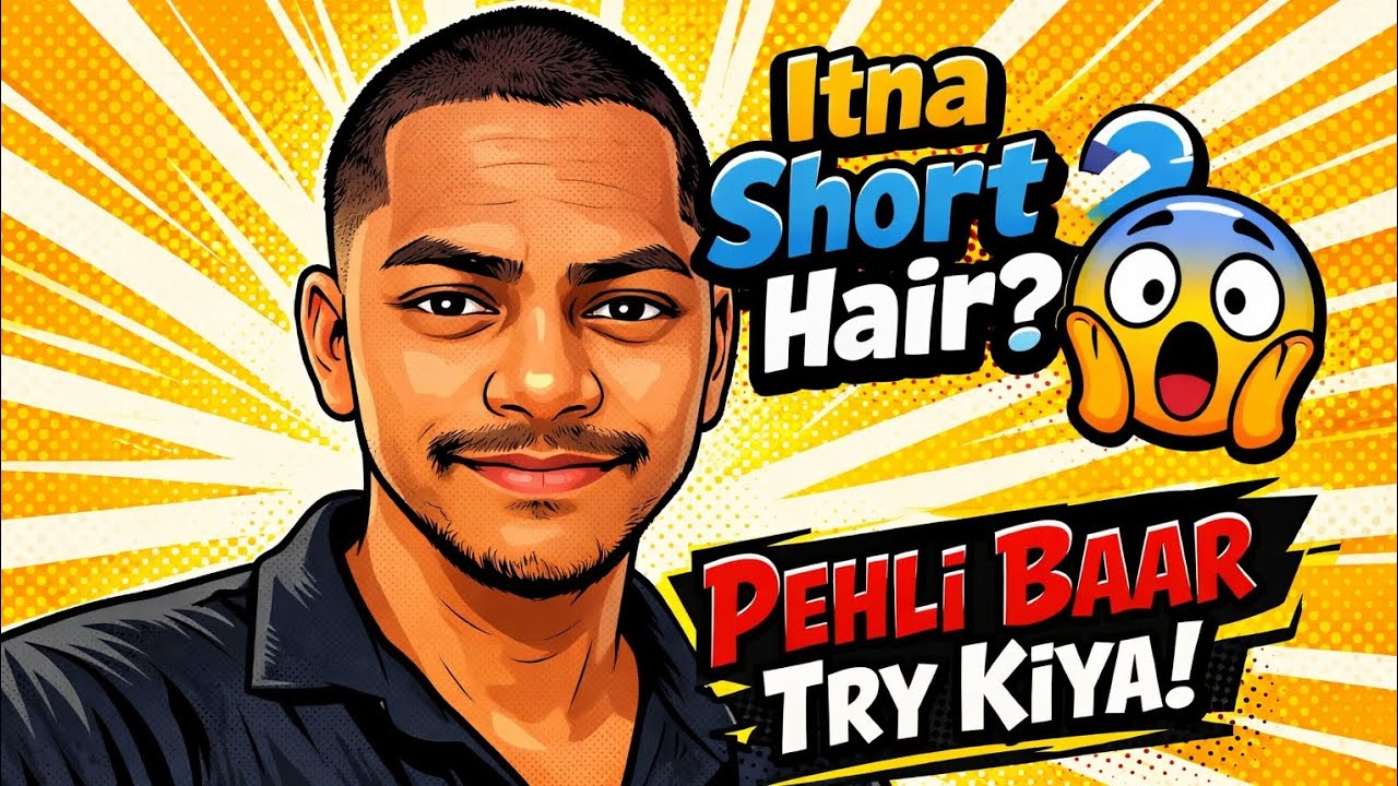 “Itna Short Hair? 😱 Pehli Baar Try Kiya”So short hair? 😱 Tried it for the first time