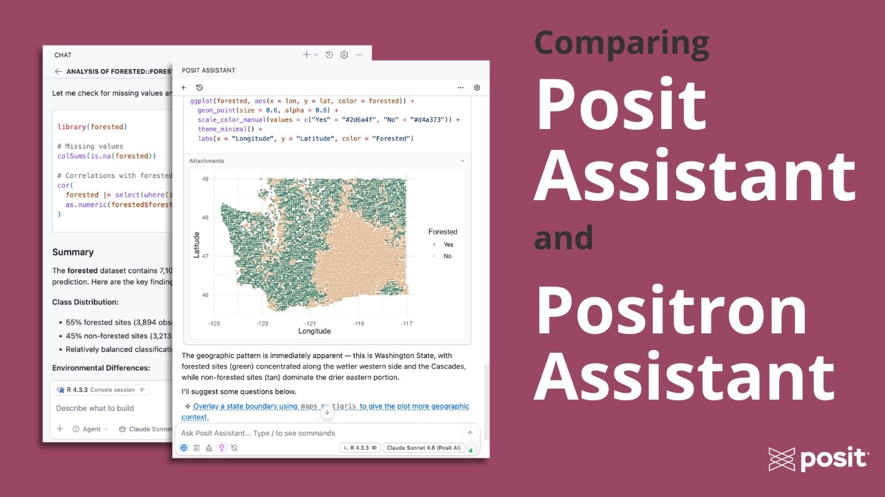 Сравнение Posit Assistant и Positron Assistant