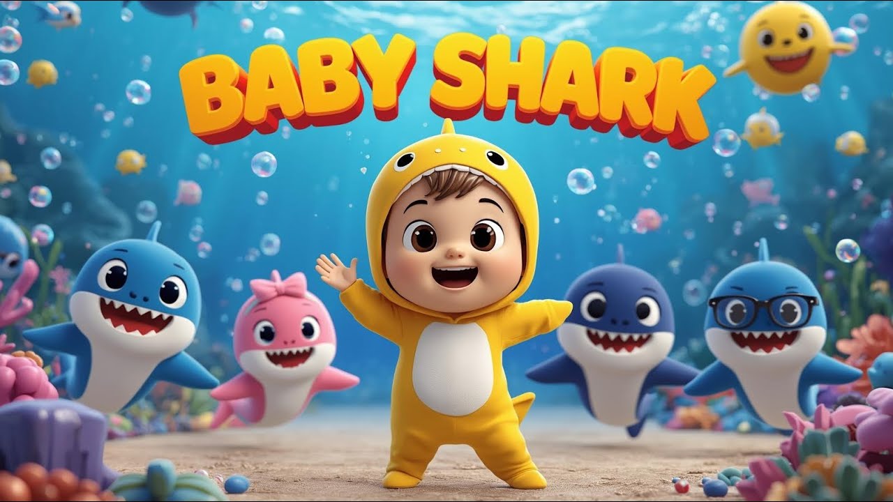 Baby Shark 🦈 |Adventure with Millo 🌈|millo dancing with sharks| #nurseryrhyme #kidssongs #babyshark 