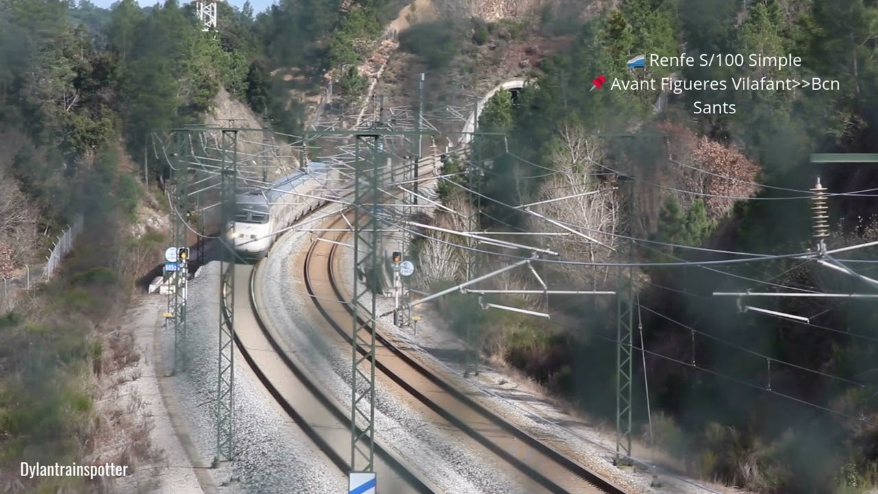 Trenes de alta velocidad por Maçanet y alrededores