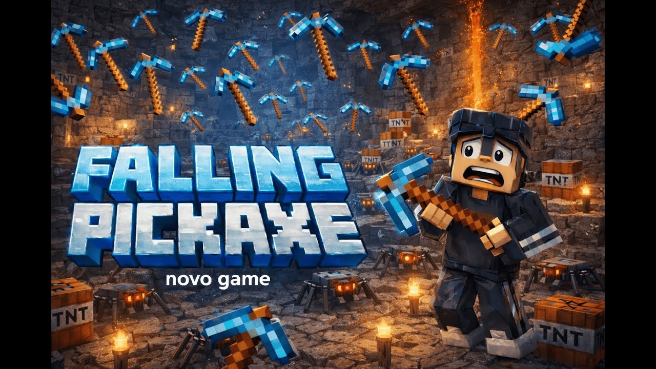 FALLING PICKAXE MINECRAFT CHAT CONTROL #shortslive #minecraftlive #shorts (Portrait)