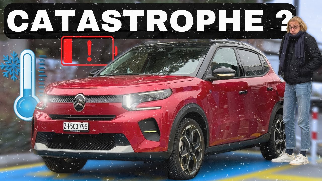 Citroën ë-C3 : le test d'autonomie et de recharge en hiver !