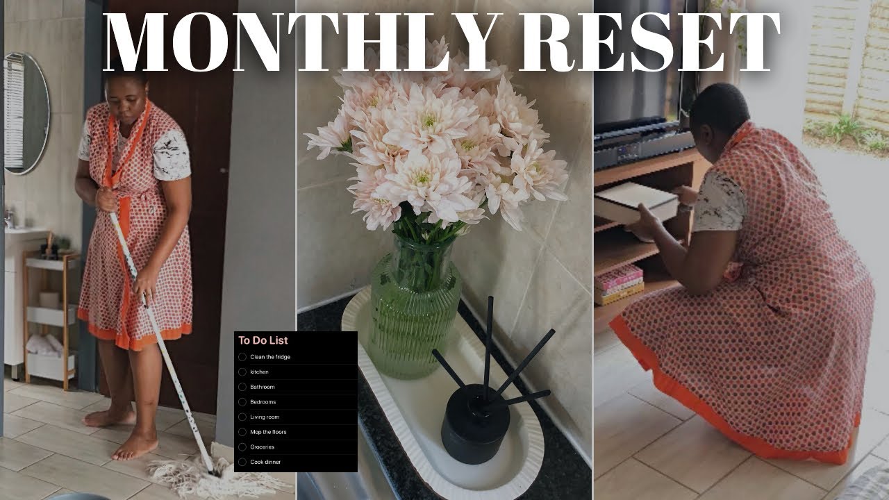 Monthly Reset Routine for April | Home making motivation | Clean and cook with me