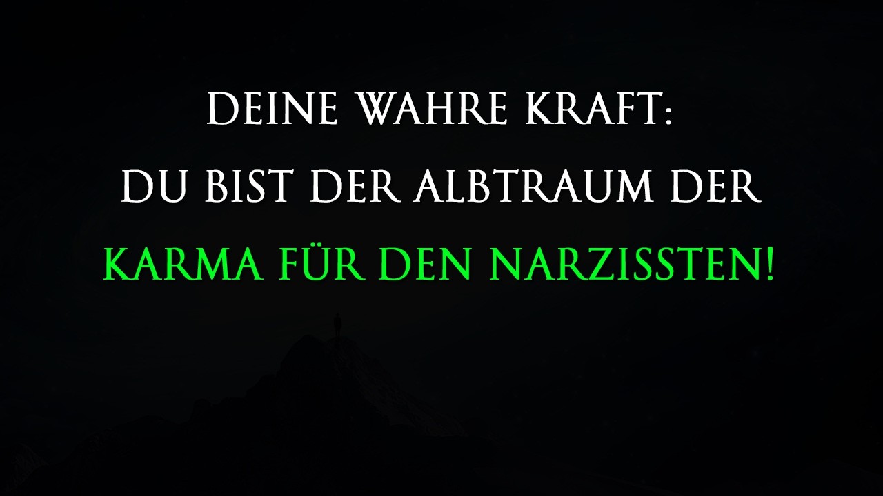 5 Zeichen, dass du Karmas geheimes Instrument bist, das Narzissten ihre Hoffnung nimmt | Narzissmus