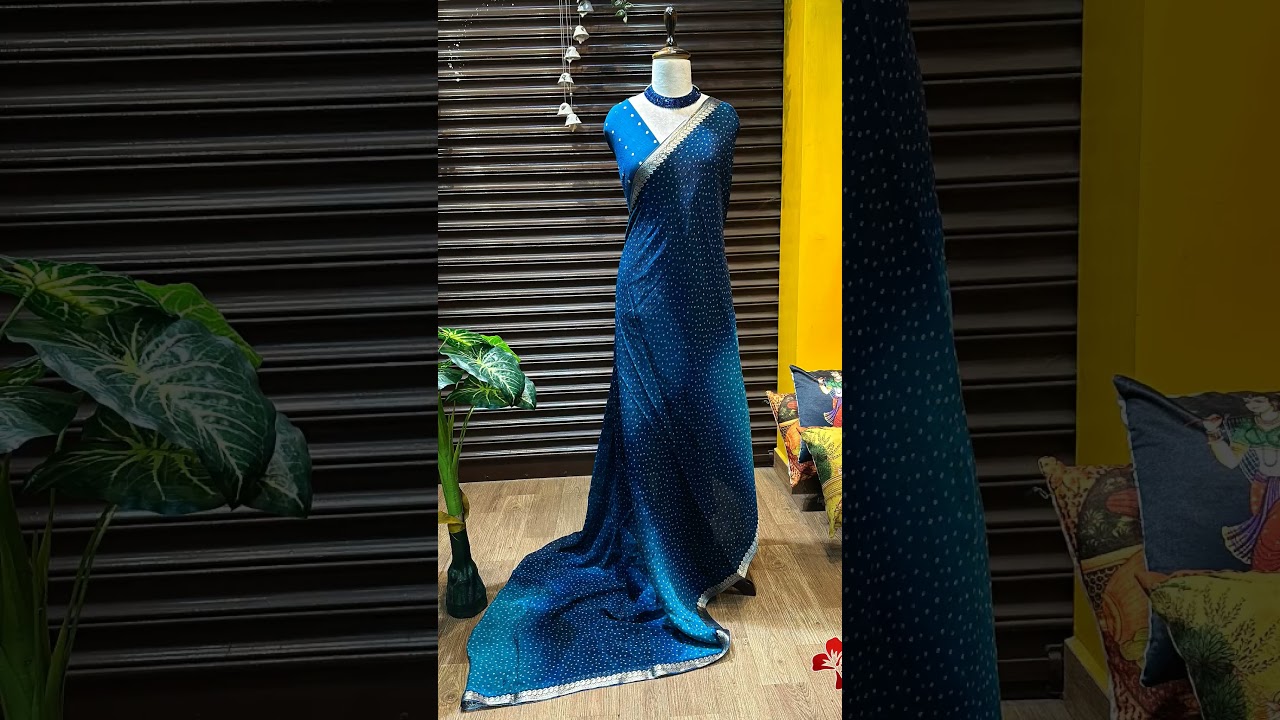 Viscose crepe silk saree at 2649 free ship