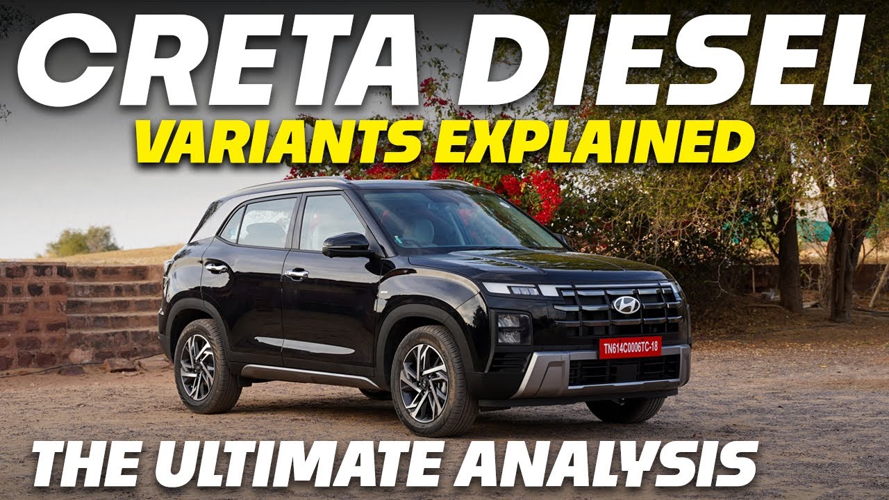 Hyundai Creta Facelift Diesel Variants Explained | E, EX, S, S(O), SX Tech, SX(O) | Jan