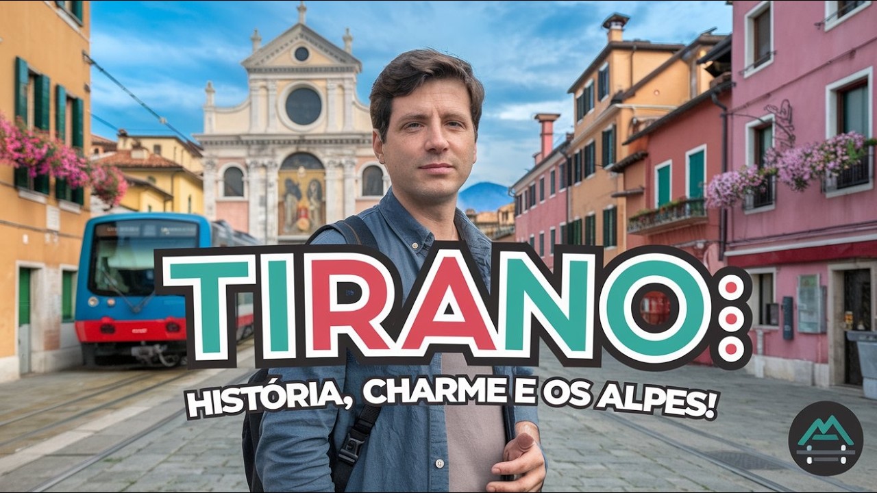 TIRANO: A cidade SECRETA entre ITÁLIA e SUÍÇA! 🇮🇹 🇨🇭Porta de entrada para o BERNINA EXPRESS! 🚂