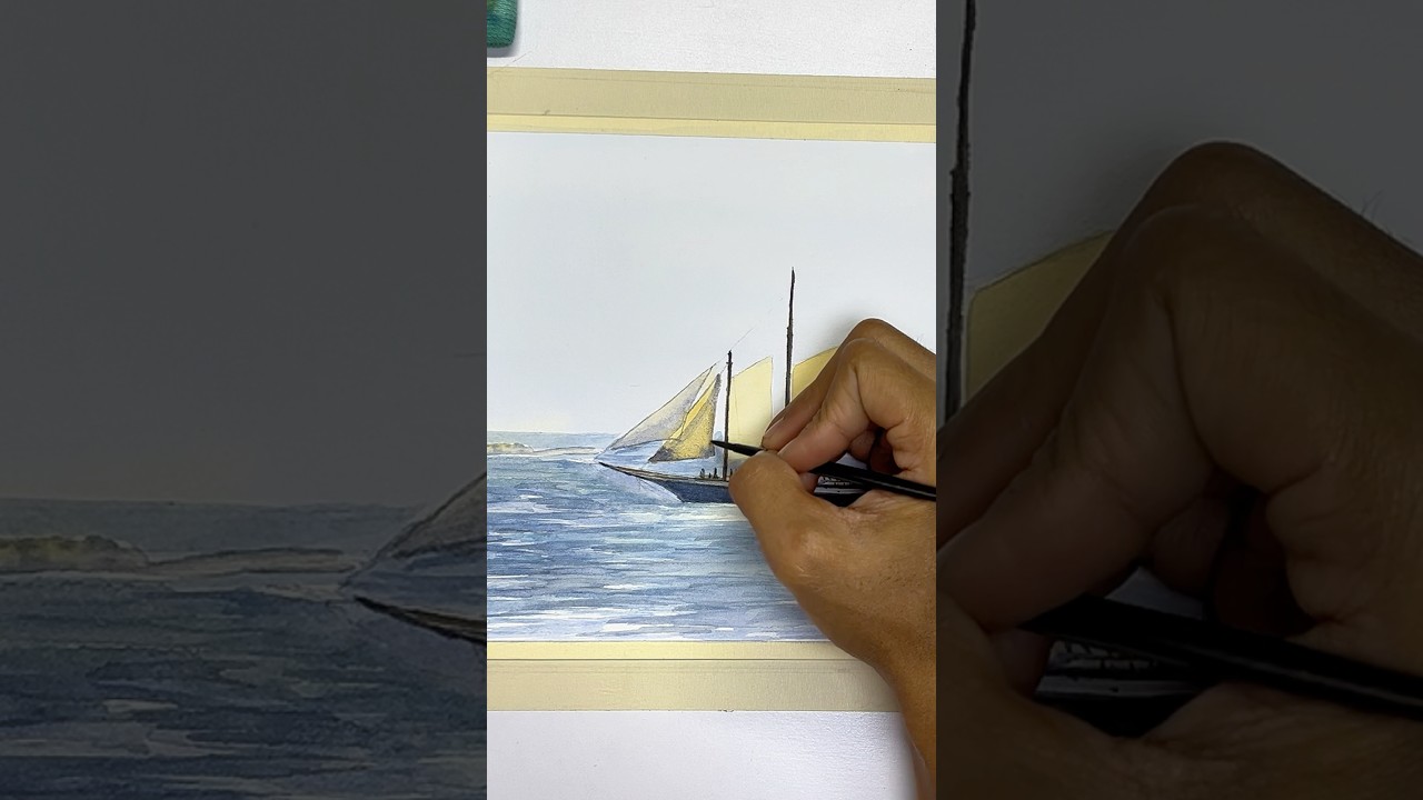 Watch the sail come to life! 😍✨ 