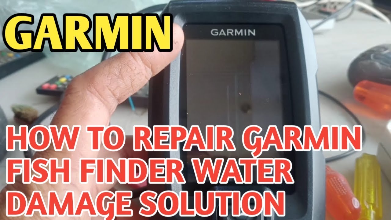 how to repair Garmin fish finder water damage solution