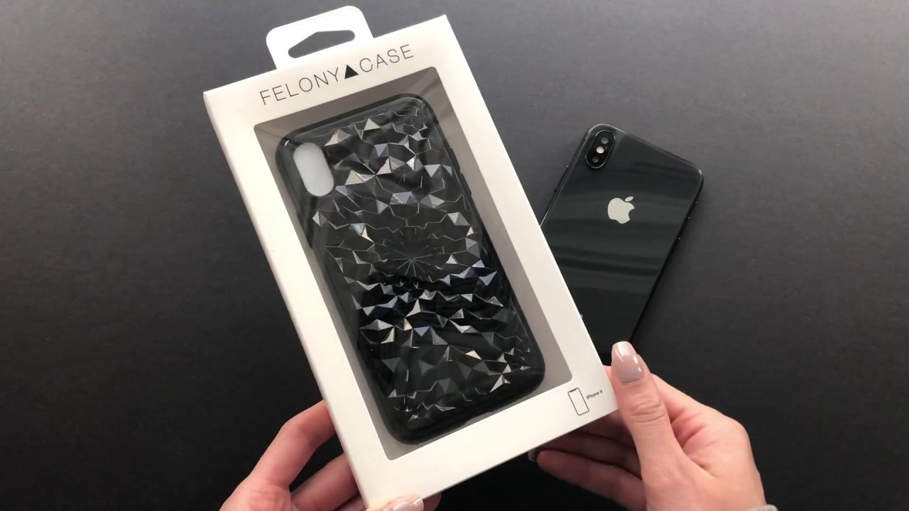 FELONY CASE // Gloss Black Kaleidoscope Case for iPhone X
