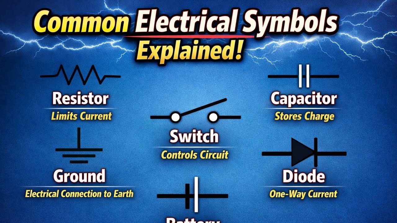 Electrical symbol s and Explain@electrica engineering hub circuit symbols