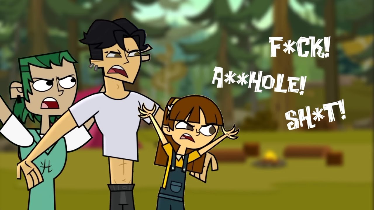 Disventure Camp but it's only characters swearing or doing the middle finger