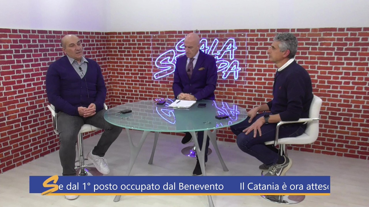 Mario Conti e il prof. Giuseppe Massimino Cocuzza in studio...