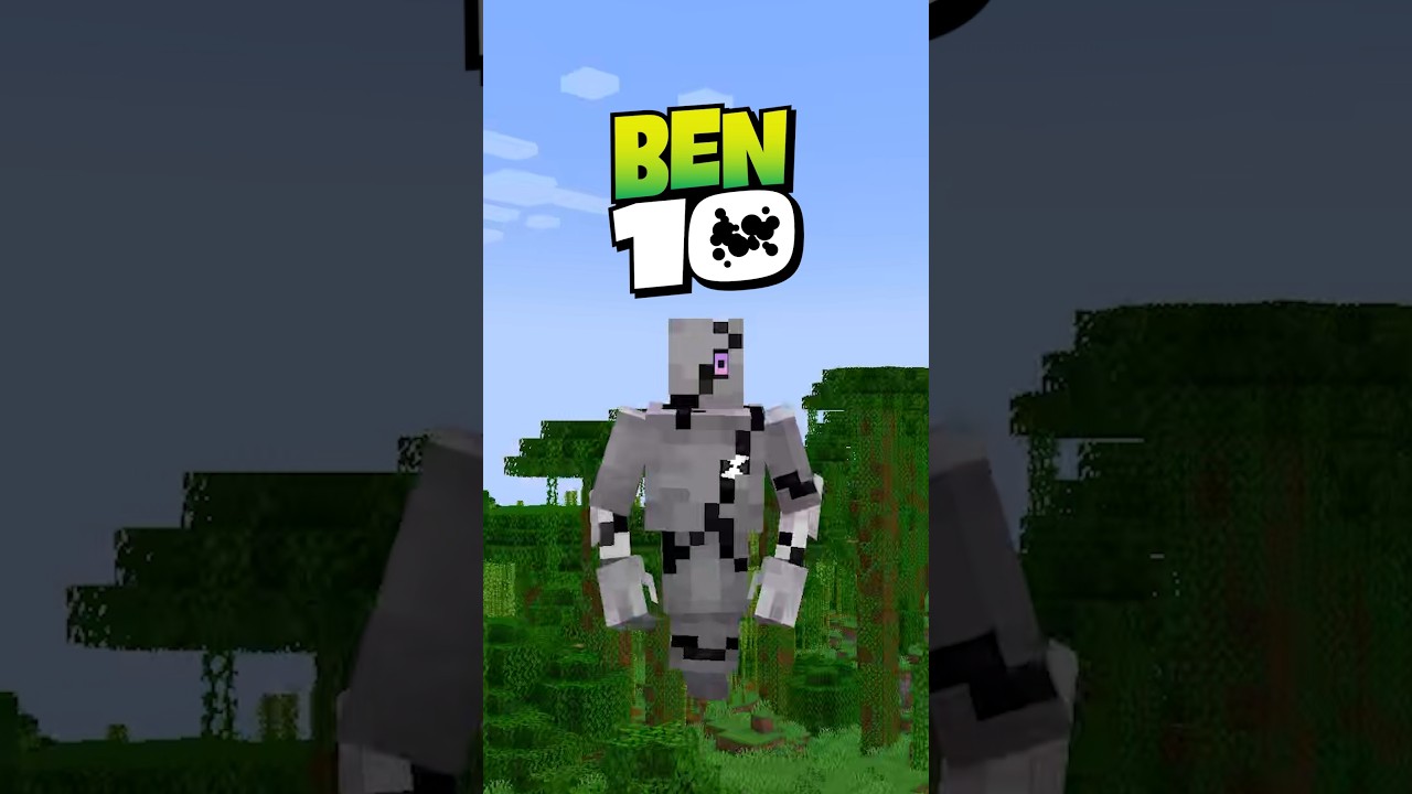 Is this the Best Ben 10 Mod? #minecraft #ben10 #omnitrix #shorts