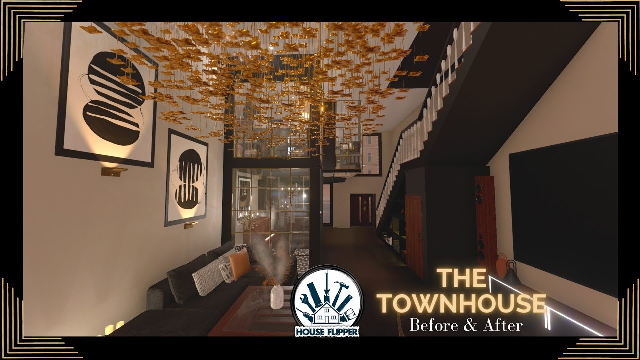 House Flipper| Luxury DLC| The Townhouse Hostel into a Luxury Home| The Tour (Before and After)