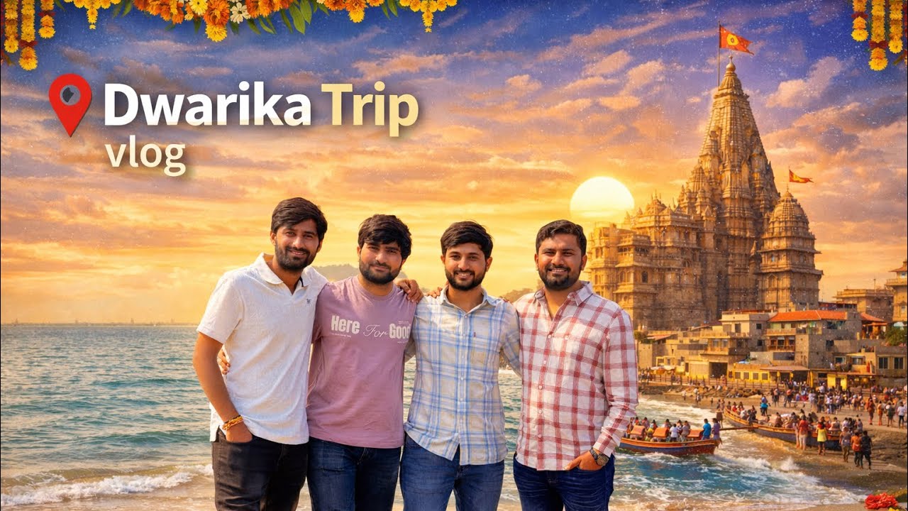 Dwarka Trip Vlog | राजाधिराज द्वारिकाधीश के मंदिर और पावन ध्वजा दर्शन🚩