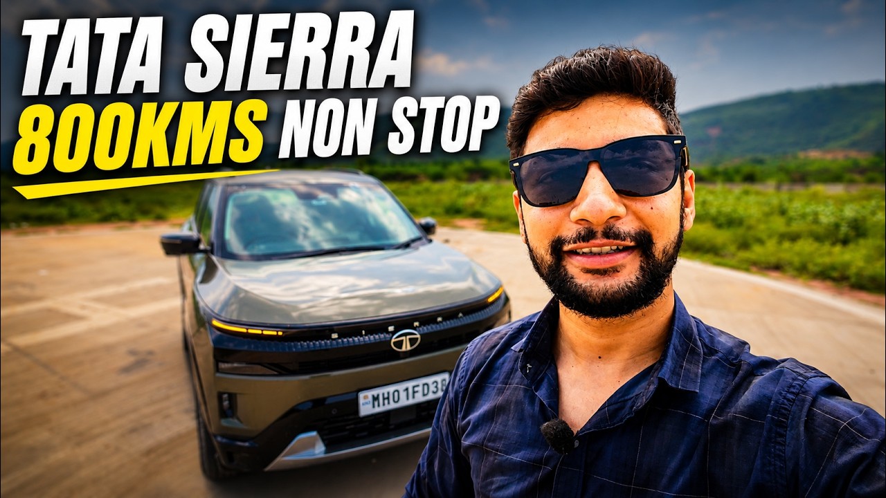 Tata Siera Mileage Test 800kms Non Stop 🔥 @Aayushssm