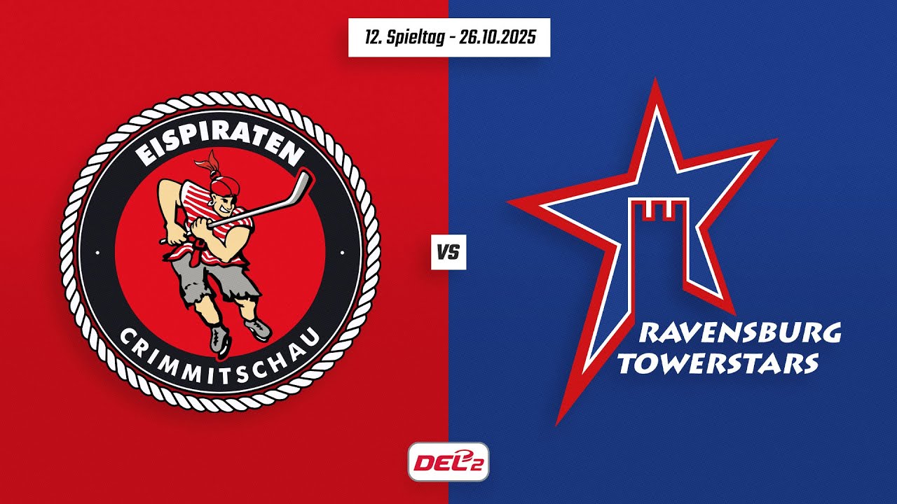 12. Spieltag DEL2 | Eispiraten Crimmitschau vs. Ravensburg Towerstars | Game Highlights