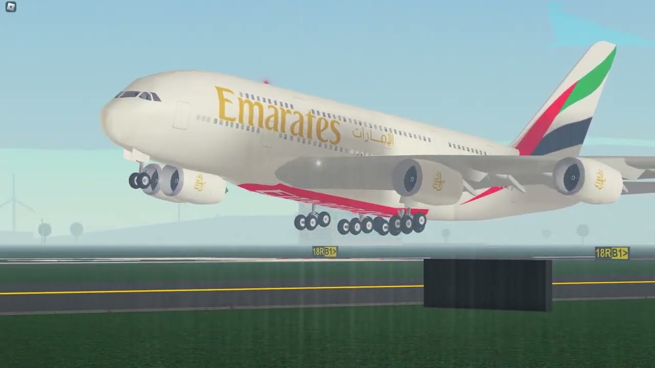Plane spotting at Frankfurt during a thunderstorm (PTFS Roblox)
