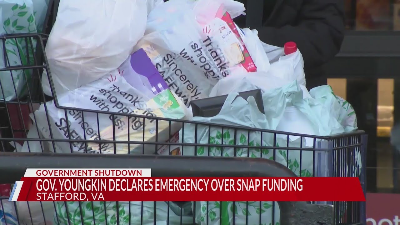 Virginia governor declares state of emergency over SNAP funding