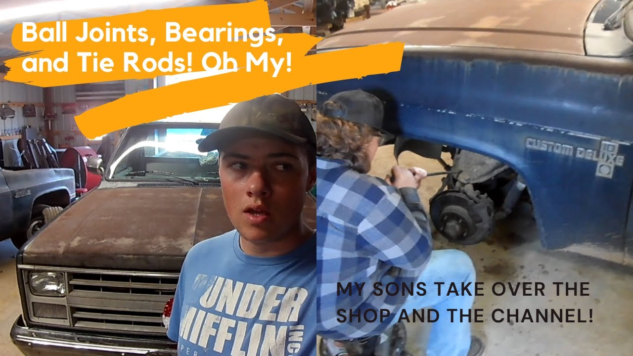 How to Replace a Ball Joint, Tie Rod End, and Repack Wheel Bearings on a Square Body Chevy!