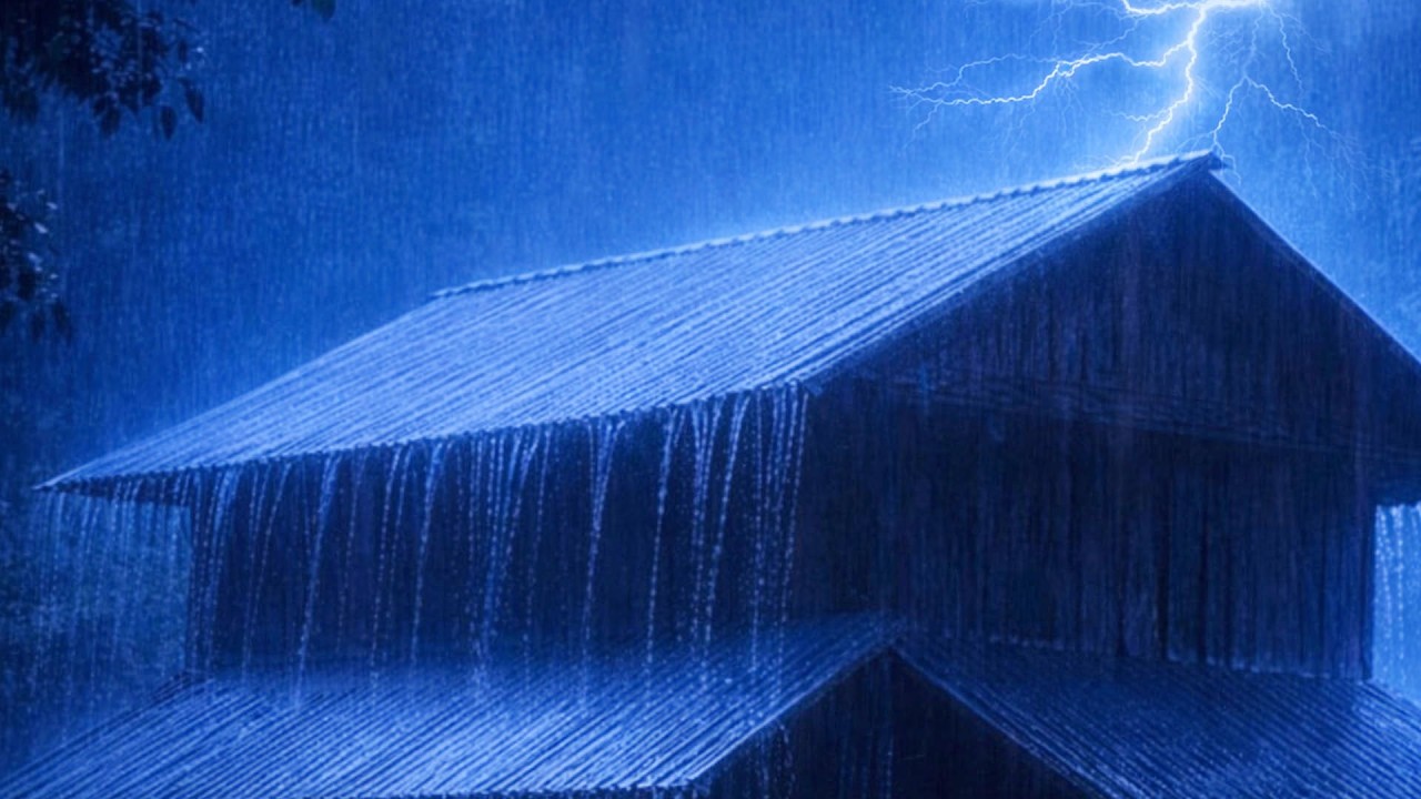 Fall Asleep FAST with HEAVY Rain and Thunder