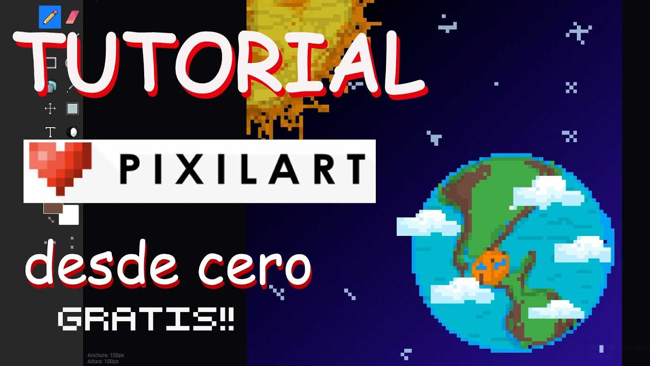 Como hacer PIXELART - TUTORIAL desde cero - programa GRATIS sin instalar: PIXILART