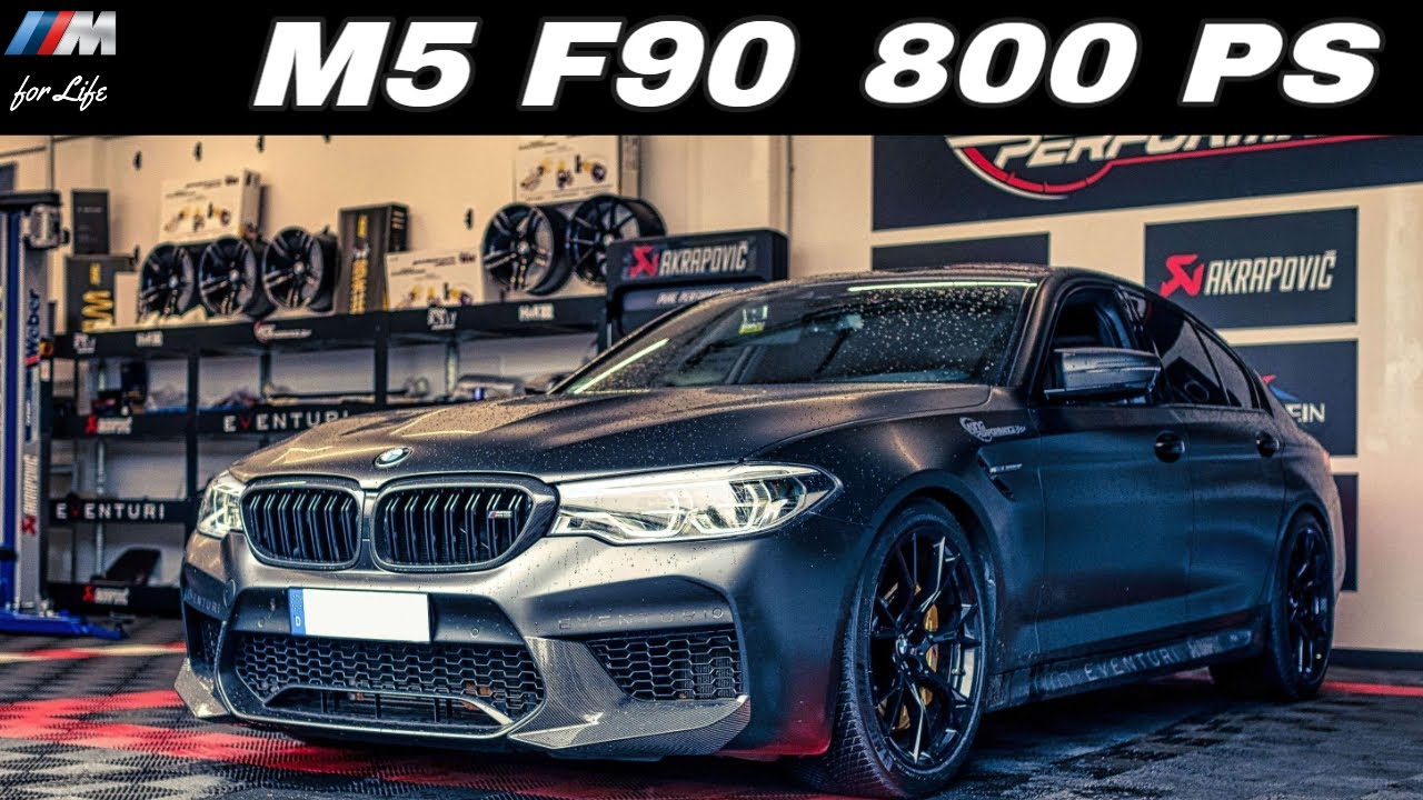 BMW M5 F90 Tuning | 800 PS | 100-200 | Akrapovic Evolution | King Performance
