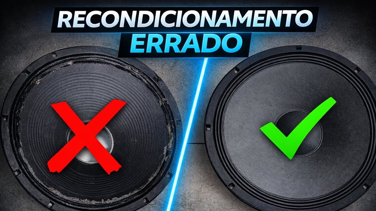 Alto-Falante Recondicionado: Um reparo ruim pode estragar o seu falante - Som Profissional