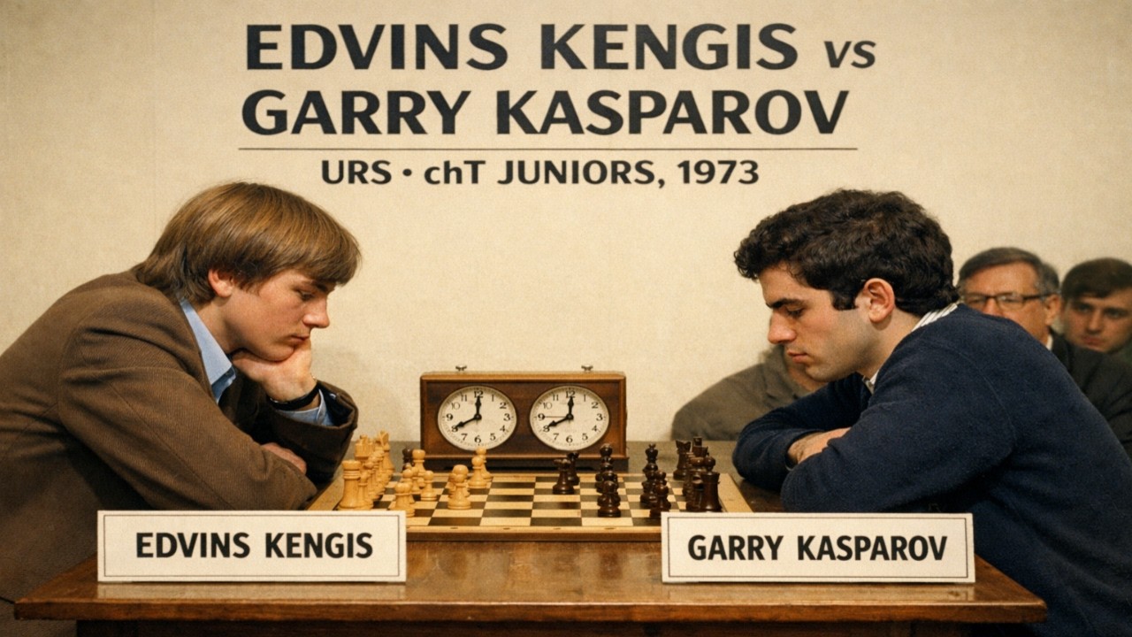 Edvins Kengis vs Garry Kasparov - URS • chT Juniors, 1973
