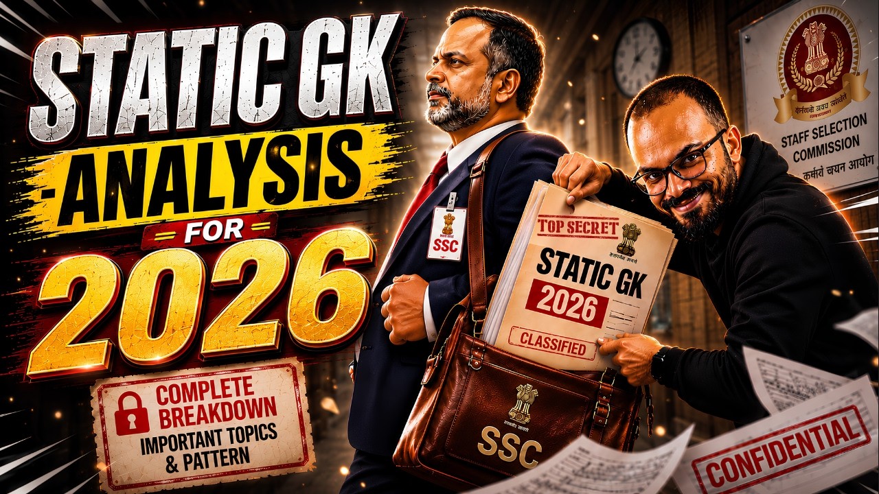 Stop Reading Everything! SSC Static GK Strategy After Analysing 1025 PYQs #gk #ssccgl #siddhiprep