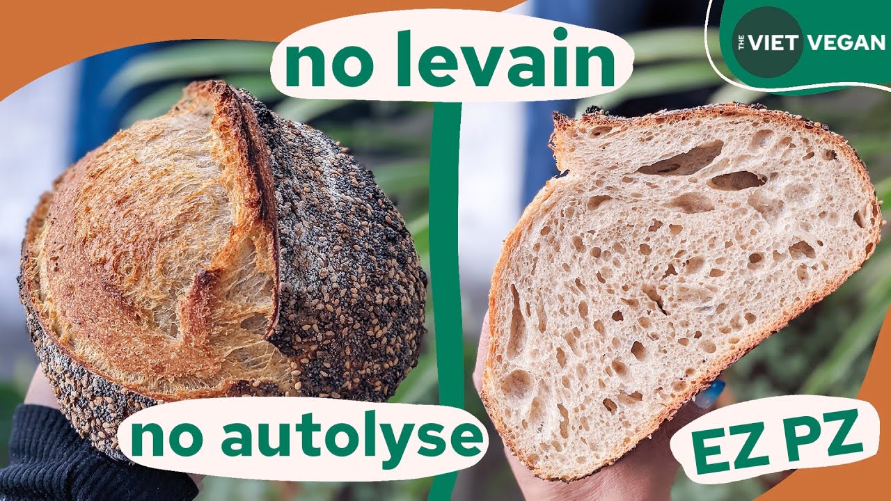 NO LEVAIN // NO AUTOLYSE - My GO TO Easy Sourdough Bread Recipe