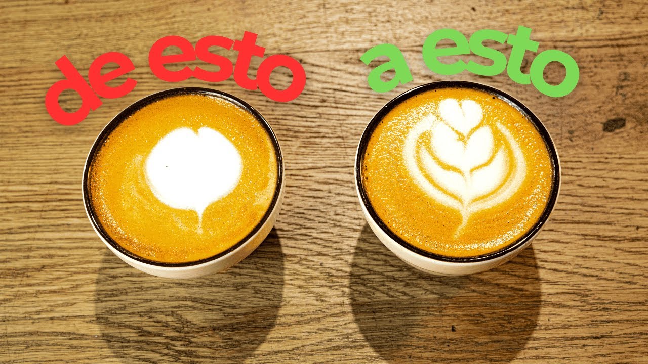 Cómo hacer LATTE ART con una cafetera Delonghi Dedica