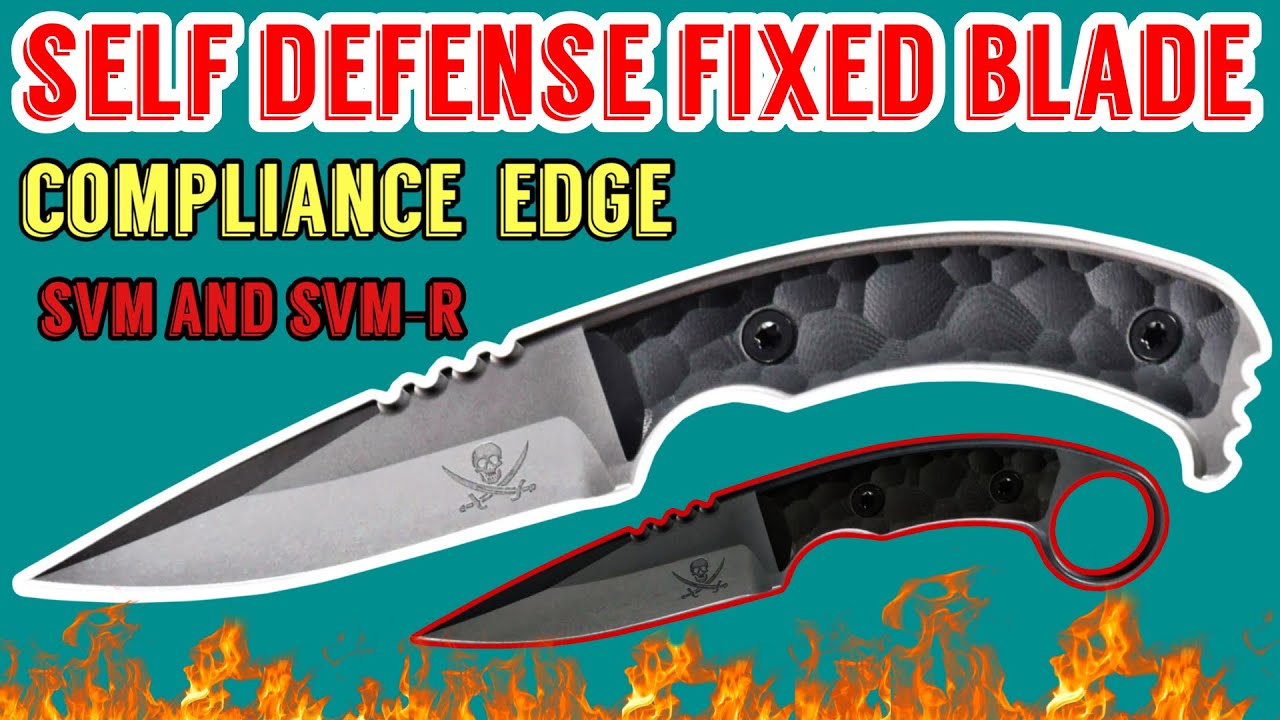COMPLIANCE EDGE SVM & SVM-R Review 2024 | NEW USA Tactical Fixed Blade Knife with Magnacut Steel!