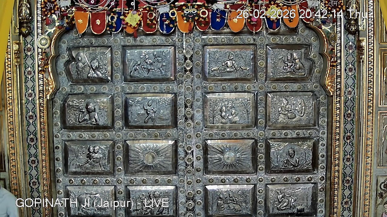 GOPINATH JI MANDIR (Jaipur) - LIVE DARSHAN (26th February 2026)