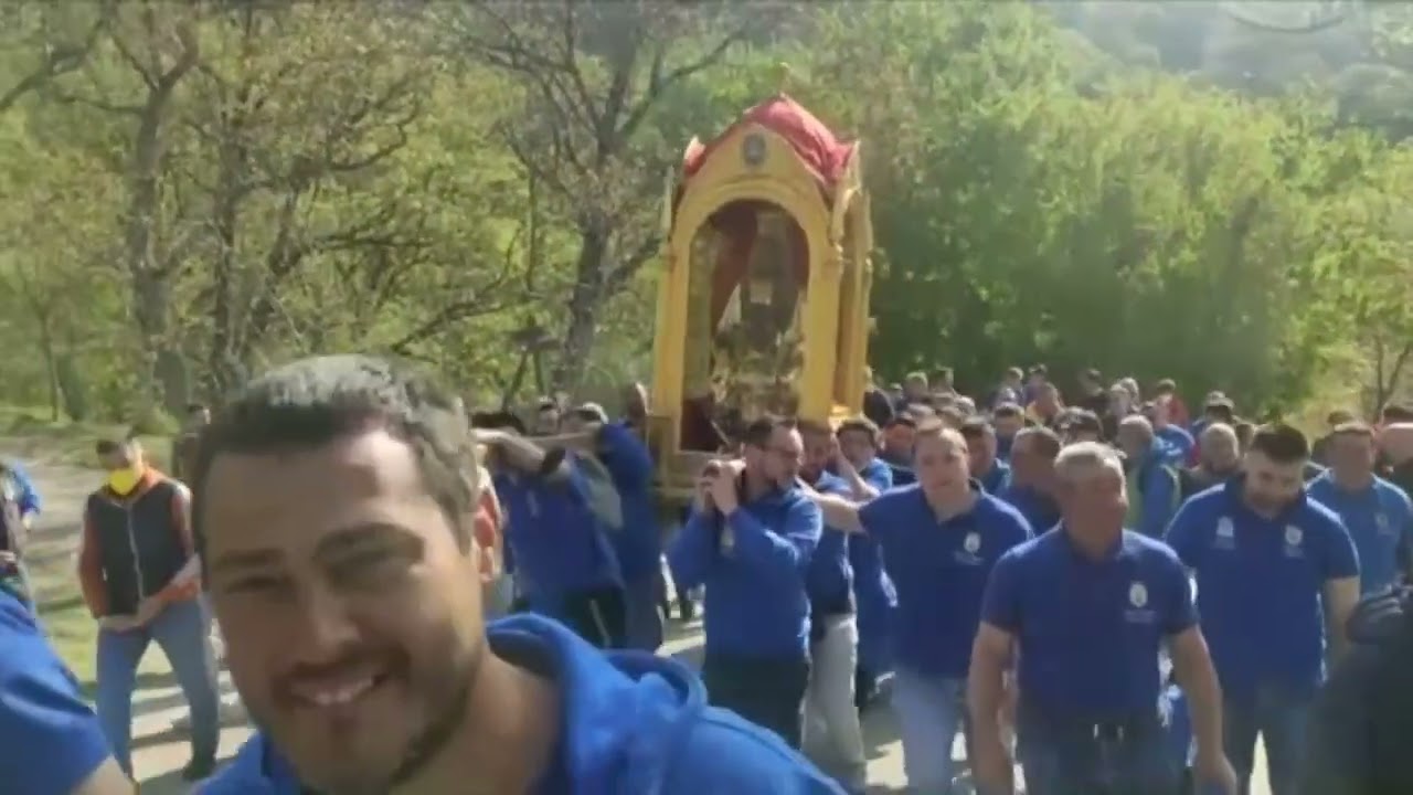Madonna Nera al Sacro Monte di Viggiano, l'arrivo a Piana Bonocore
