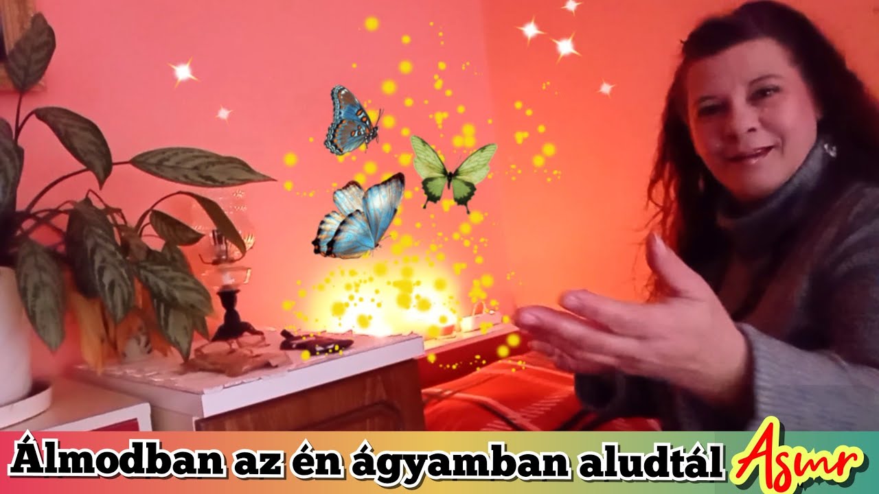 ASMR Magyar|Piros hálószoba|Suttogva aludtál az ágyamban👋#housetour