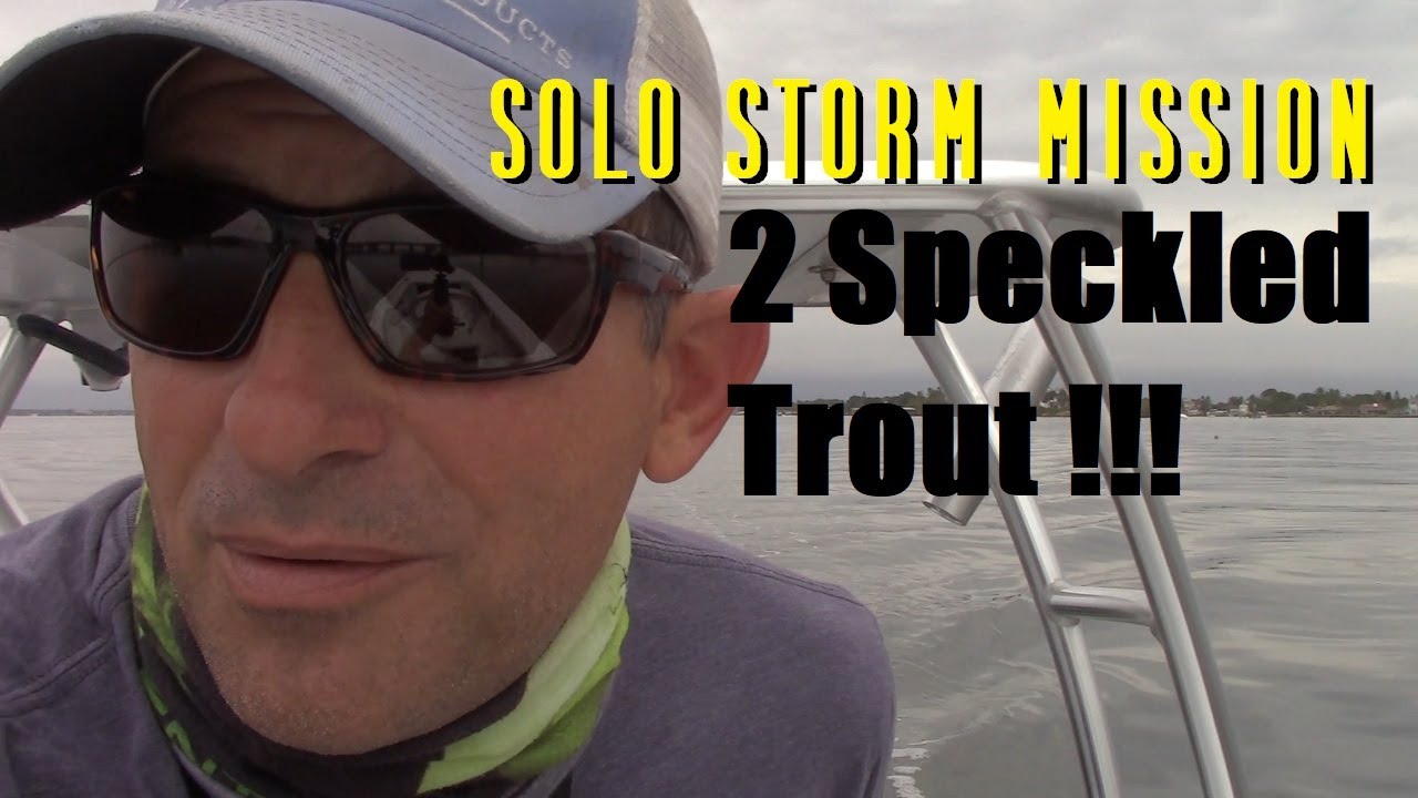 My Florida Solo Fishing Adventure Scoring Trout on the Edge of the Storm