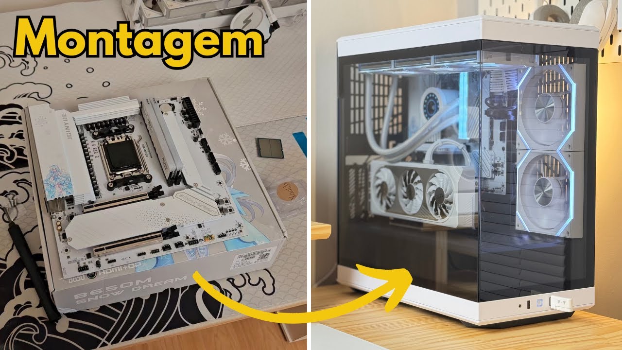 Eu montei meu PC GAMER dos Sonhos DDR5 (MONTAGEM COMPLETA)