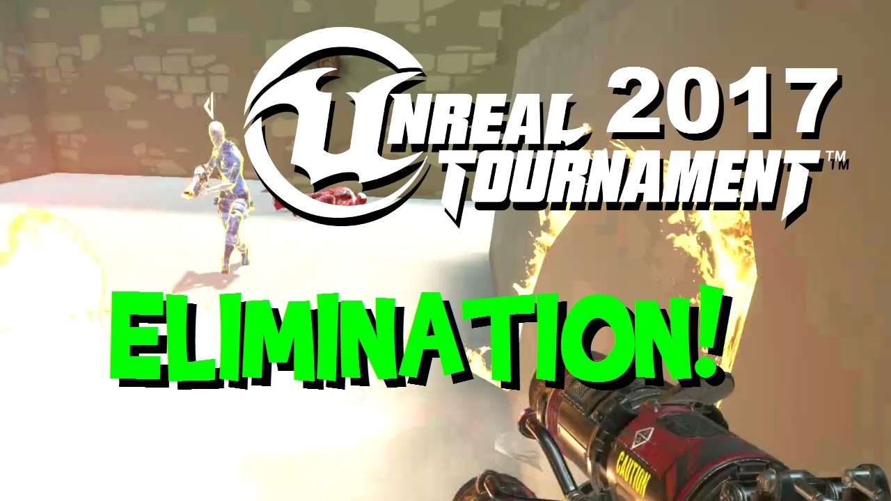 UT4 ELIMINATION Gameplay! (Unreal Tournament 2017 Multiplayer Pre-Alpha PC)